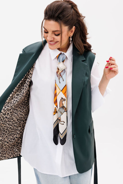 Жилет ANELLI 1502.1 яшмово-зеленый