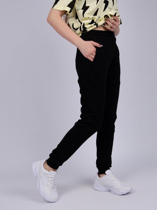 Брюки "БД-7" черные, футер петля