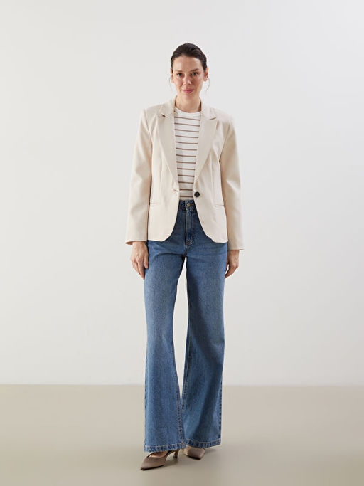 Regular Fit Kad?n Blazer Ceket