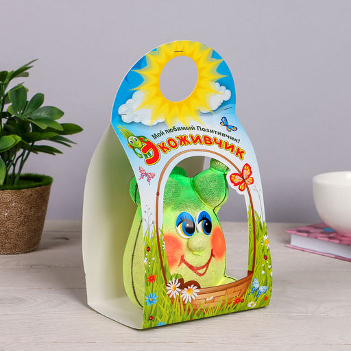 Набор для выращивания «ЭкоЖивчик. Кактус», фигурка растущая в подарочной упаковке