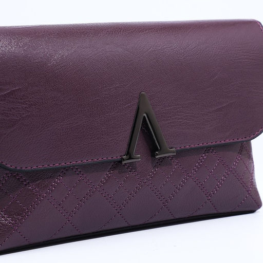 Сумка-клатч на магните, длинный ремень, цвет фиолетовый - Simaland фото 4