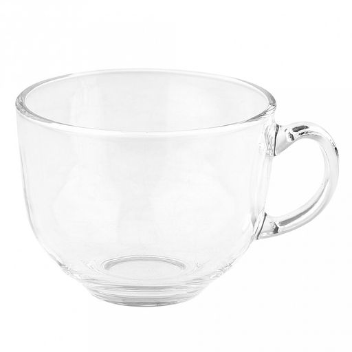 Чашка чайная стеклянная Нега 440мл, д10,6см, h8,5см, набор 6шт, в коробке (Китай)