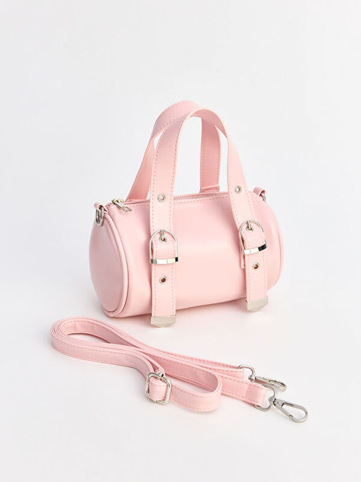 Toka Detayl? Deri G?r?n?ml? Kad?n Omuz ?antas?