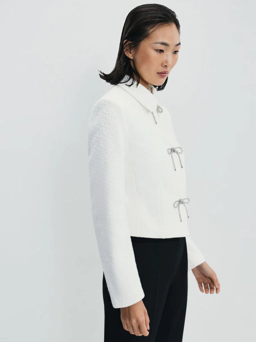 Жакет из хлопка с бантами / Zarina