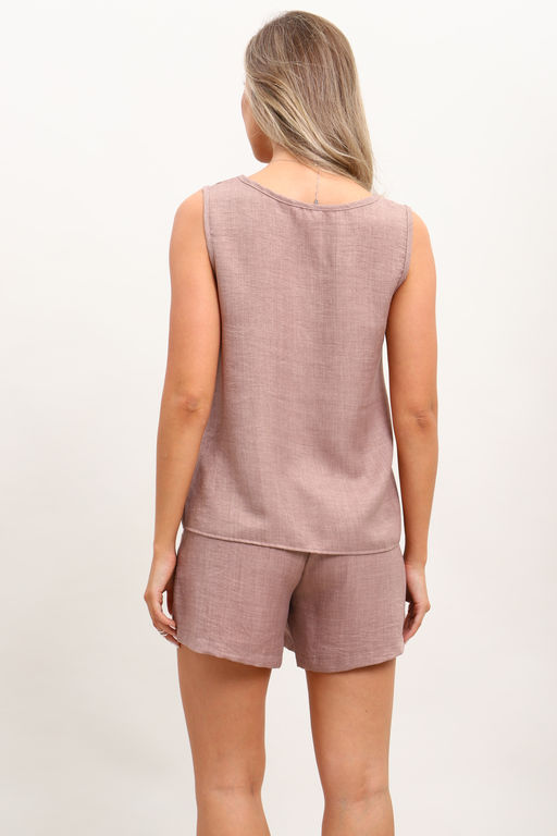 Костюм с шортами КЖ-001 Лен