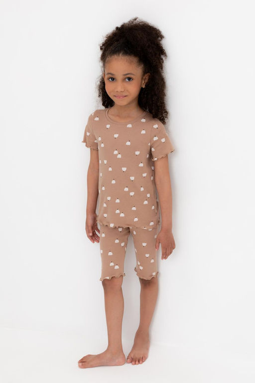 К 1632/беж,колокольчики пижама дет