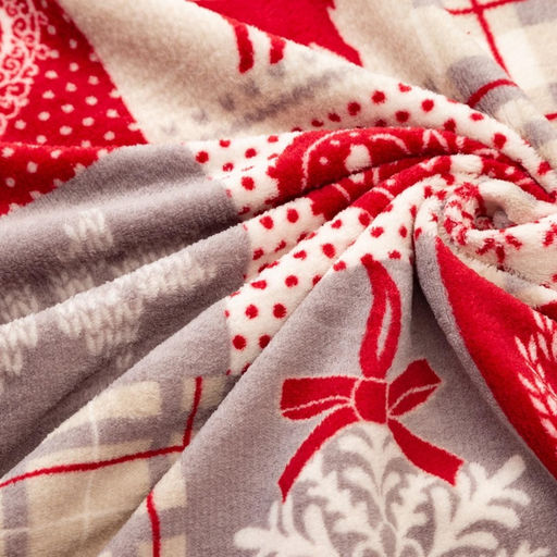 Плед с рукавами «Этель. Скандинавия», 150×200 см, корал-флис