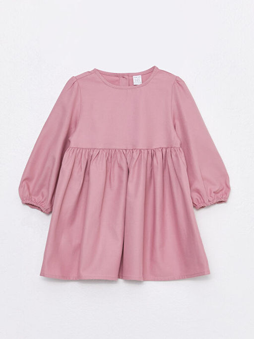 Bisiklet Yaka Uzun Kollu K?z Bebek Elbise ve S?veter 2li Tak?m - Waikiki фото 2