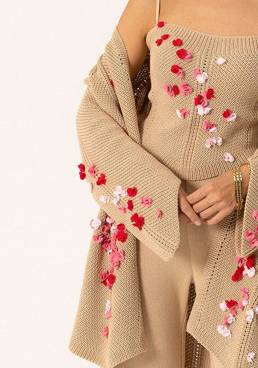 SS-2542 жилет женский бежевый - Mozart фото 2