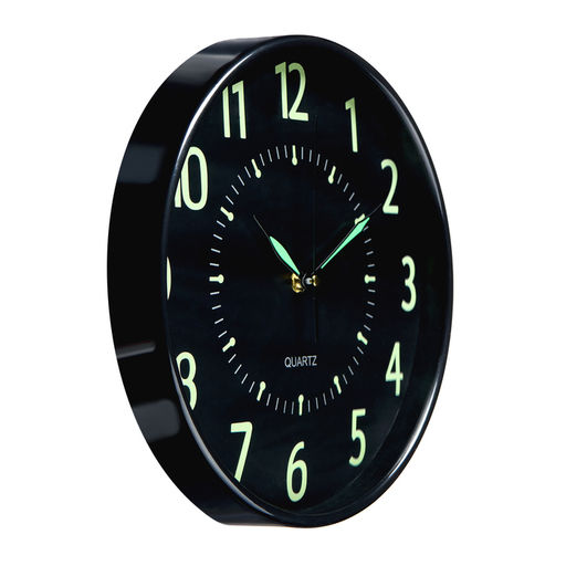 Часы настенные интерьерные «Зелёный глаз», светящиеся, бесшумные, плавный ход, 30×30 см, от батарейки 1×АА
