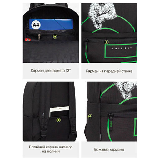 RQL-614-1 Рюкзак - Grizzly фото 44