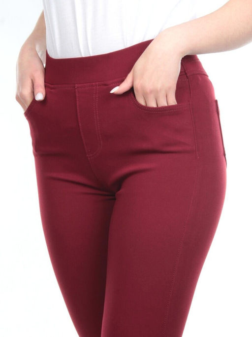 R8610 WINE Джеггинсы женские MOVEMENT - Fashion фото 4