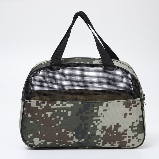 Косметичка на молнии, цвет зелёный/бежевый - Simaland фото 10