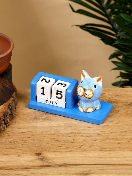 Календарь настольный Котик, 1367 см, дерево, синий - Simaland фото 4