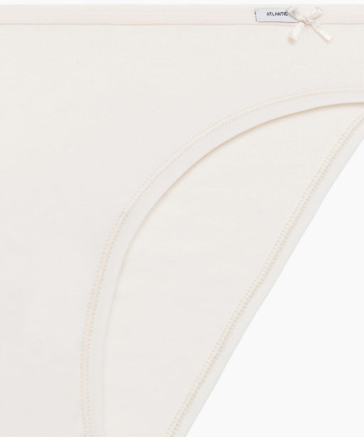 ATLANTIC 3CLP-001 Трусы бикини Bikini - набор 3 шт. темный экрю + бежевый + пудровый