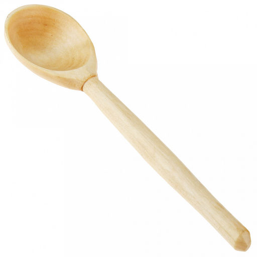 Ложка чайная деревянная 14,5х3,5х1,5см, лакированная (Россия)