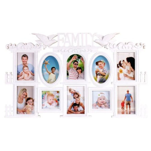 Фоторамка коллаж Семья 43x72 см / WK01 /уп 18/ 10 фото - Галеонтрейд фото 3