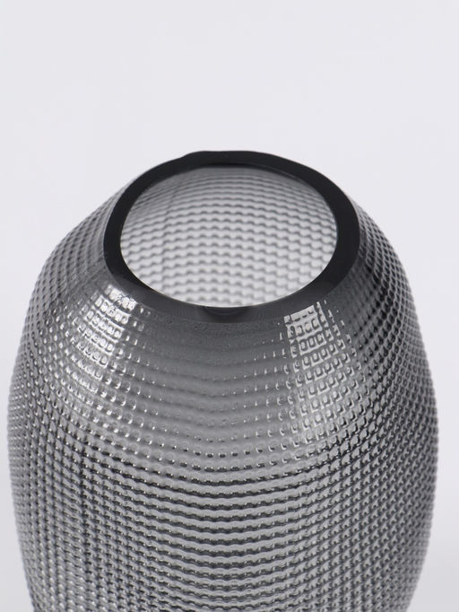 Ваза «Аллесио», 25×16 см, стекло, чёрная