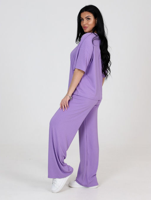 02 ЖЕНСКИЙ КОСТЮМ (брюки) (Сирень) - А-дина фото 4