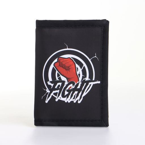 Кошелёк детский на липучке «Выбражулька», чёрный