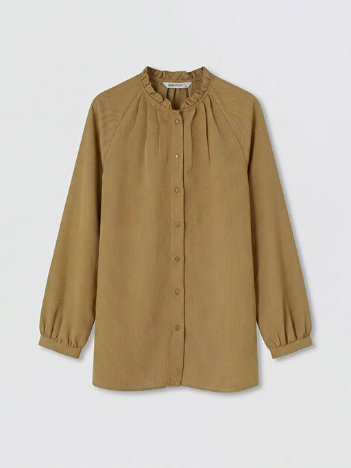 ?izgili Oversize Kad?n G?mlek Tunik