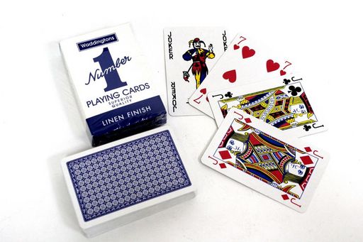 Карты игральные 54л. "Number 1" (31011/RKJ-1884) пластик. покрытие, с подвесом