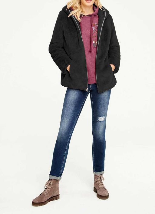 Куртка двухсторонняя, черная - Linea tesini фото 6