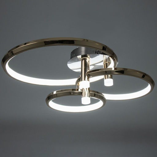 Люстра «Лентес» 3хLED 152 Вт золото 76×60×23 см BayerLux