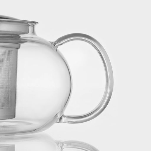 Чайник заварочный Калиопа, 1 л, металлическое сито, стекло - Simaland фото 5
