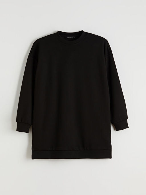 Bisiklet Yaka Kad?n Sweatshirt Tunik
