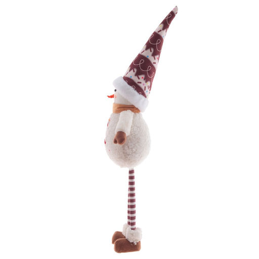 Игрушка набивная "Снеговик", L21 W12 H74/70 см, 2в.