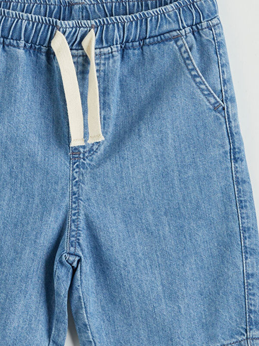 Basic Cepli Erkek ?ocuk Jean ?ort