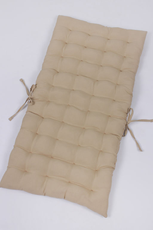 Подушка на стул со спинкой матрас подушка для кресла, 85х42х5 см на резинке и с завязками - Bio-line фото 27