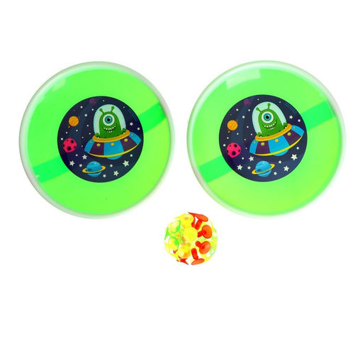 Игра-липучка Монстрик, 2 тарелки, шарик, МИКС - Funny toys фото 7