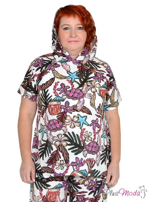 Туника Модель №1165 размеры 44-84 - Plusmoda фото 3