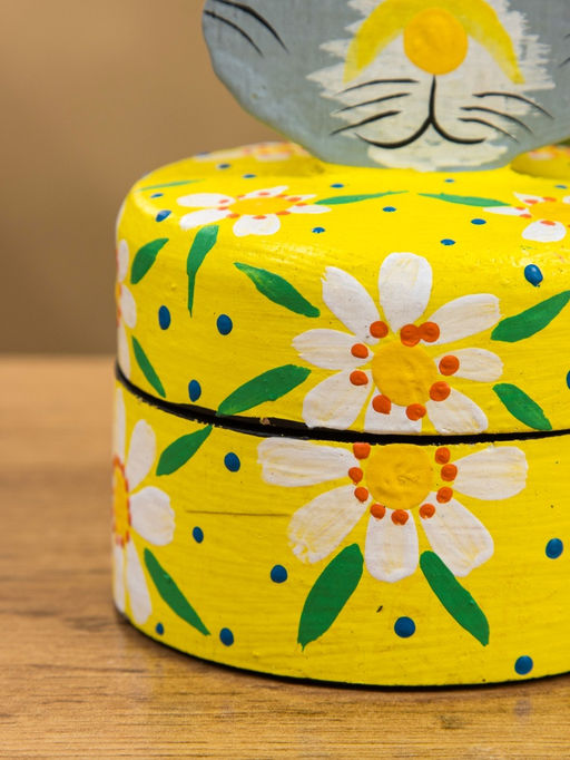 Шкатулка «Заяц», 9×9×16 см, дерево