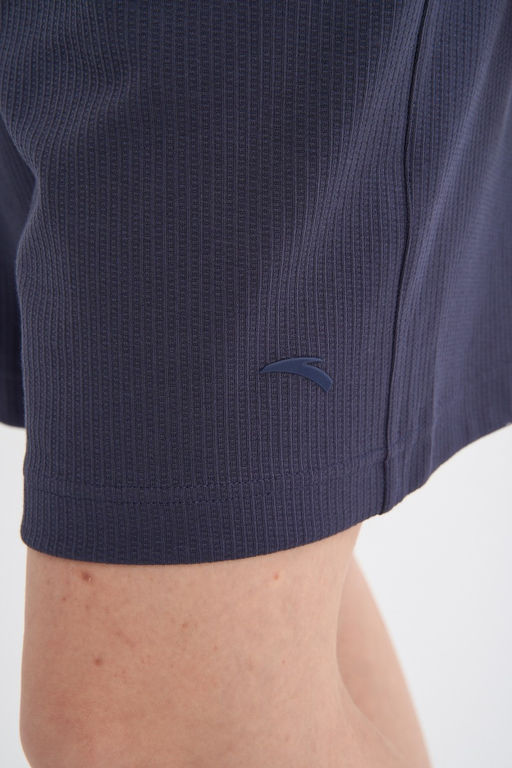 Шорты трикотажные Синий ANTA ICONIC Knit Half Pants  фото 9