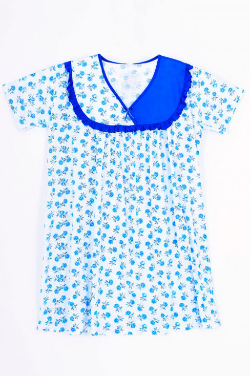 Арт. 2240 Ночная сорочка с кор. рукавом Цвет:ассорти - Калинка фото 2