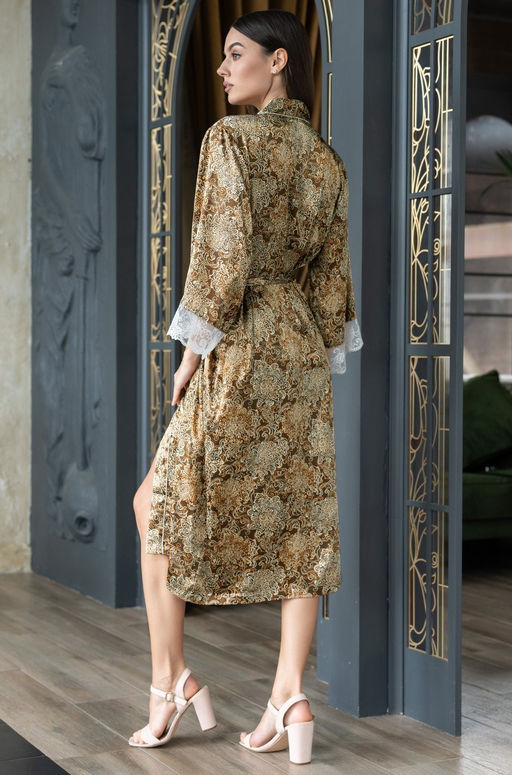 CAPPUCCINO 3119 Длинный халат Mia-Amore  фото 2