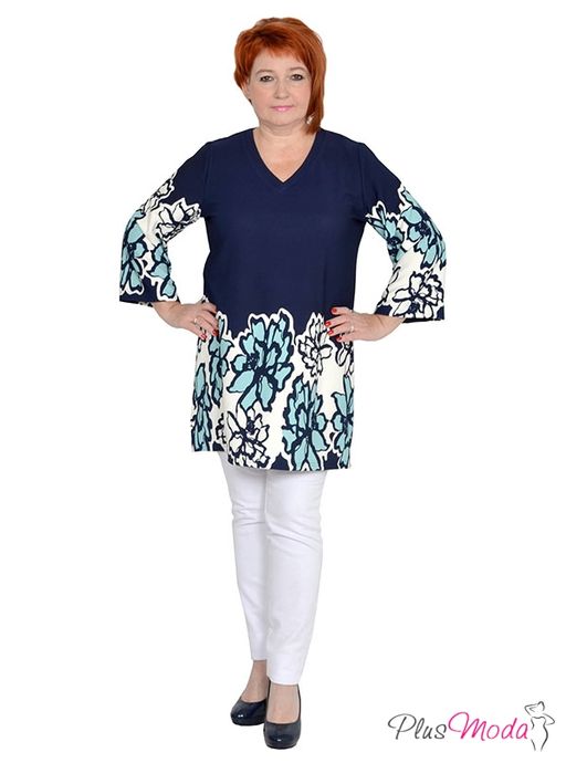 Туника Модель №1183 размеры 44-84 - Plusmoda фото 4