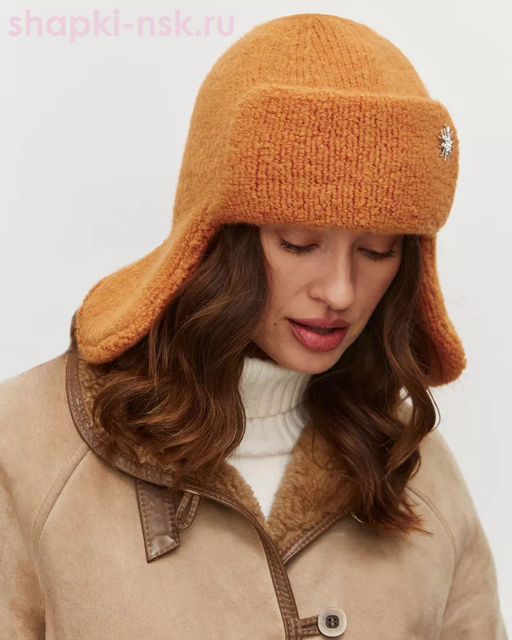 1015 WH Ушанка женская (56-58)