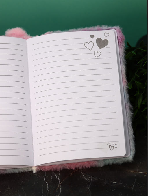 Блокнот плюшевый Funny hare, holography, 21,5х14,5 см, плотность 80 гр.