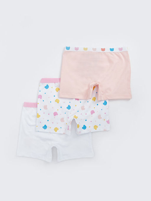 Bask?l? K?z ?ocuk Boxer 3l? - Waikiki фото 2