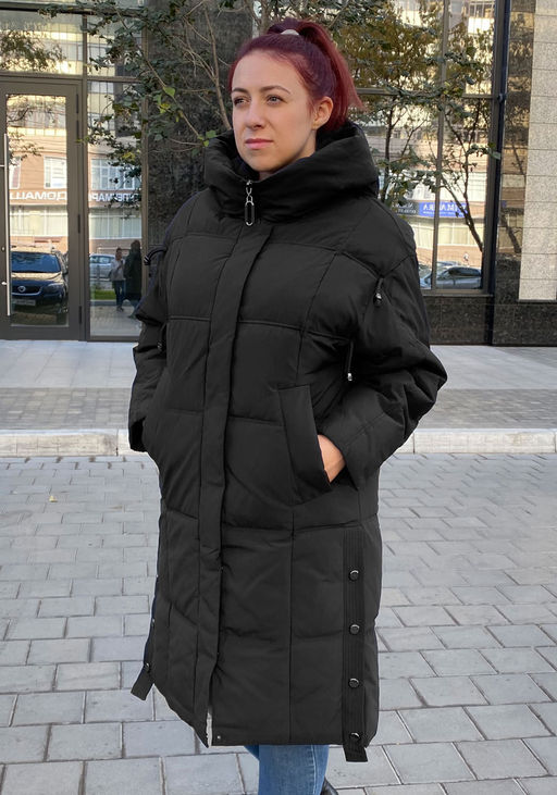 Зимнее пальто-оверсайз DAT-22020