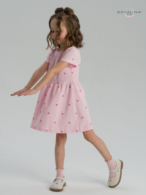 Платье Лето лапша сердца на розе - Sovalina фото 20