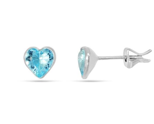 Серьги из серебра куб.циркон., ТРпс-009г