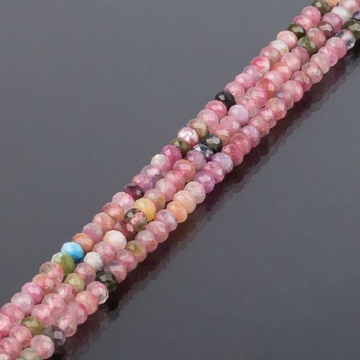 Бусины для украшений из Турмалина микс огранка