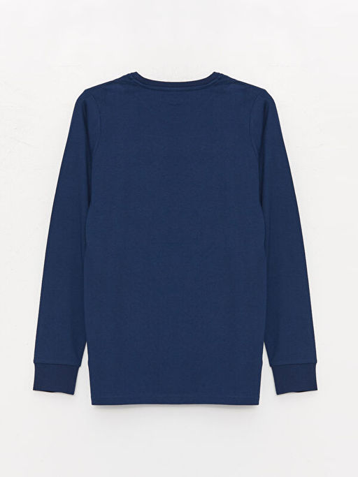 Bisiklet Yaka Harry Potter Bask?l? Uzun Kollu Erkek ?ocuk Pijama Tak?m? - Waikiki фото 3