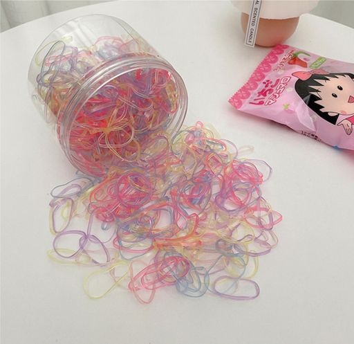Резинки для волос в баночке 500шт (2731) - Мой органайзер фото 6