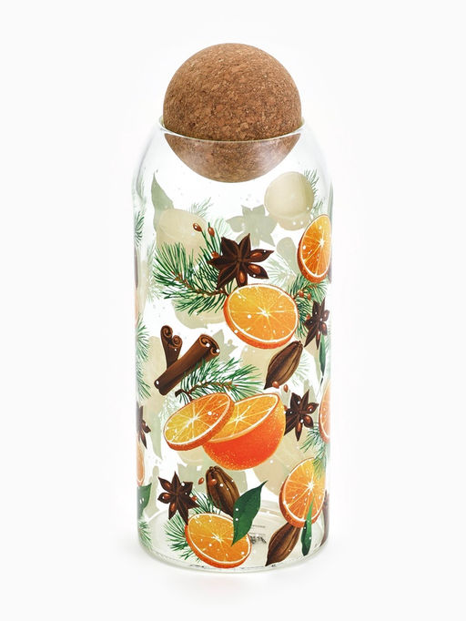 Банка для хранения новогодняя Аромат праздника, 1000 мл - Дорого внимание фото 7